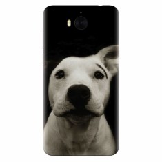 Husa silicon pentru Huawei Y6 2017, Funny Dog