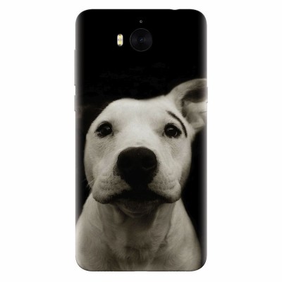 Husa silicon pentru Huawei Y6 2017, Funny Dog foto