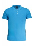 Cumpara ieftin Tricou polo barbati, cu mini logo brodat, Regular fit, Albastru deschis, L