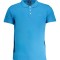 Tricou polo barbati, cu mini logo brodat, Regular fit, Albastru deschis, L