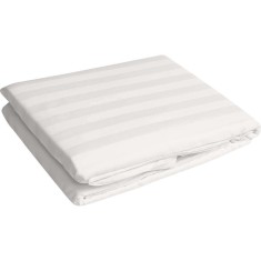 Cearsaf de pat din damasc, densitate 130 g/mp, Crem, 140/220cm