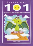 Cartea mov. 101 jocuri activitati de colorat - Editura Erc Press
