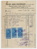 Romania, Fratii Aser Eschenasy, Manufactura, Bumbace, Coloniale, Ferarie en fros, Craiova, 1929