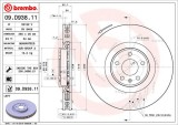 BREMBO 09.D938.11 PRIME LINE - UV Coated Disc frana