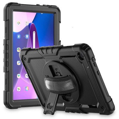 Husa Tech-Protect Solid360 pentru Lenovo Tab M10 10.1 3Rd Gen TB-328 Negru foto