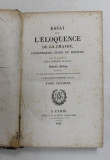 ESSAI SUR L &#039;ELOQUENCE DE LA CHAIRE , PANEGYRIQUES, ELOGE ET DISCOURS par LE CARDINAL JEAN SIFREIN MAURY, TOME PREMIER , 1827