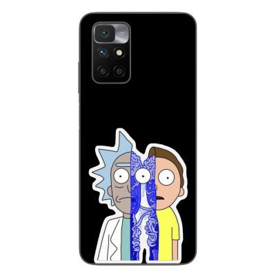 Husa compatibila cu Xiaomi Redmi 10 Silicon Gel Tpu Model Rick And Morty Connected foto