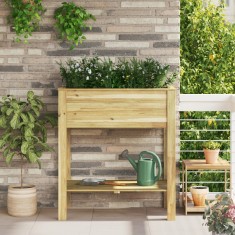 vidaXL Suport pentru plante din grădină 85x46x94 cm Lemn de pin impregnat