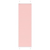 VidaXL Jaluză plisată roz 60x200 cm Lățime țesătură 59,4cm poliester