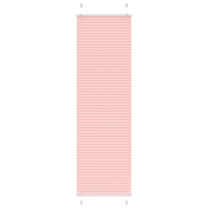 Jaluză plisată roz 60x200 cm Lățime țesătură 59,4cm poliester
