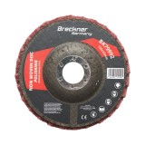 Disc abraziv lamelar netesut 125x22 mm, granulatie medie, Breckner Germany