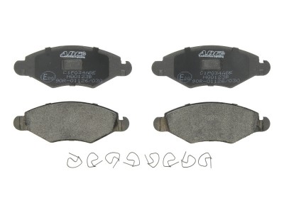 Set placute frana,frana disc PEUGEOT 206+ (T3E) (2009 - 2016) ABE C1P034ABE foto