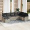 vidaXL Set de canapele pentru grădină 8 pcs Gri deschis Rattan poli 3360263
