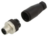 Conector M12 tată cu 3 pini, IP67, BINDER - 250V
