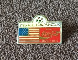 Insigna (Coca Cola) fotbal SUA la Campionatul Mondial Italia `90