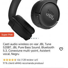 Căști audio JBL wireless
