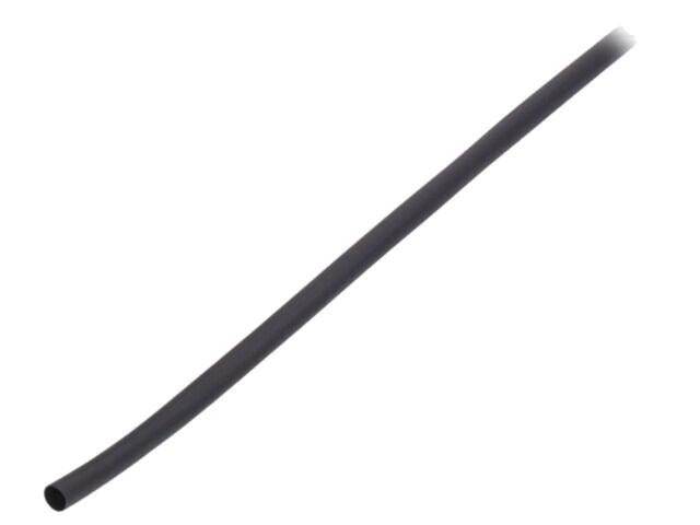 Manşon termocontractabil 3M 2:1 6,4mm L:300m negru fără adeziv