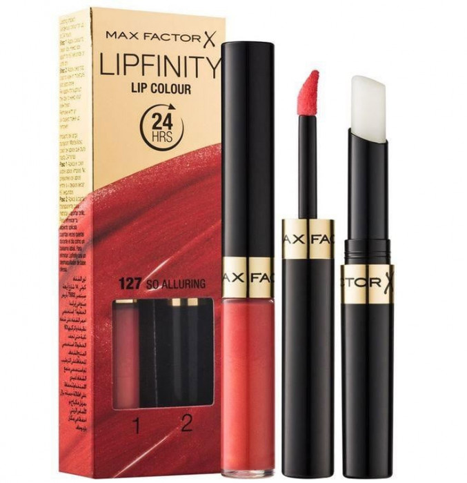 Ruj de buze rezistent la transfer Max Factor Lipfinity 127 So Alluring