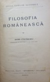 FILOSOFIA ROMANEASCA , Marin Stefanescu , 1922