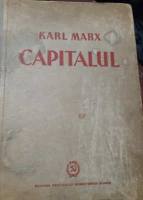 CAPITALUL KARL MARX 1948 foto