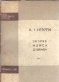 Despre munca literara - A. I. Herzen