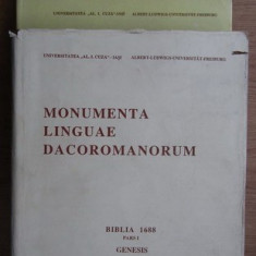 Monumenta linguae dacoromanorum-biblia 1688
