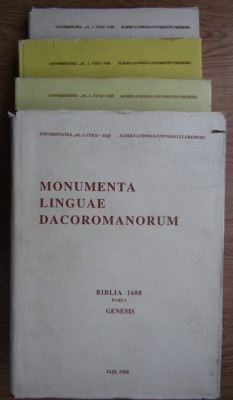Monumenta linguae dacoromanorum-biblia 1688 foto