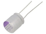 Condensator polimeric 120uF 35V THT