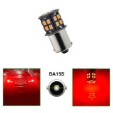 LED 30 SMD P21W BAU15S 12V Canbus Lampa Becuri Lumini Rosu