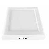 Cumpara ieftin Spot LED Patrat Aplicat/Incastrat 24W (&asymp;200W) Spin, 6000K, Lumina Rece, Rama Inclusa, 218x218mm