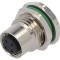 Conector M12 4 pini THT IP67