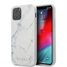 Husa Cover Guess Marble pentru iPhone 12 Pro Max White foto