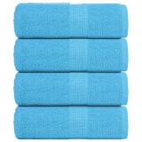 Gossi prosoape de oaspeti, frogn, 4 buc., turcoaz, 30x50 cm, 360 g/m2