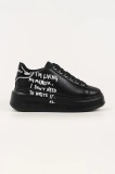 Karl Lagerfeld sneakers din piele ANAKAPRI culoarea negru, KL63512