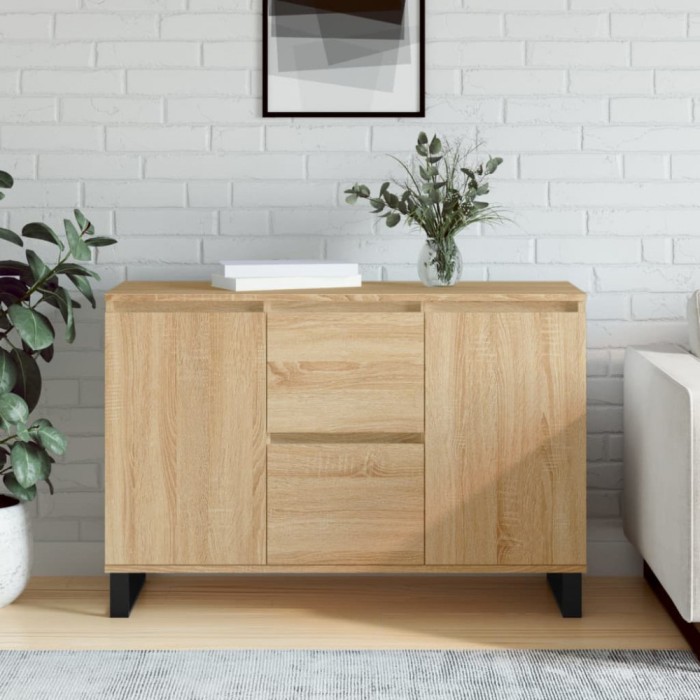 Gossi servanta, stejar sonoma, 104x35x70 cm, lemn prelucrat