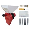 Moara electrica cereale Elefant 3.9kW, cuva 10L, 250kg/h, 20 ciocanele, 4 site, motor cupru, protectie termica