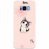 Husa silicon pentru Samsung S8 Plus, Cute Cat 101