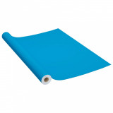 Cumpara ieftin Folie de mobilier autoadeziva, azuriu, 500 x 90 cm, PVC