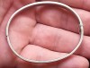 (163) BRATARA FIXA DIN ARGINT, VINTAGE, MARCAJ 925, DAMA, SUPERBA, 18.97 GRAME