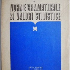 Norme gramaticale si valori stilistice – N. Mihaescu