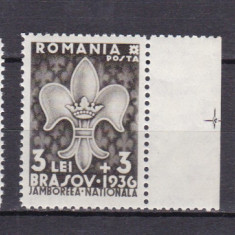 ROMANIA 1936 LP 115 JAMBOREEA NATIONALA BRASOV SERIE MNH