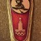 QW9 N7 4 - Insigna - tematica sport - JO Moscova 1980 - Misha - canotaj