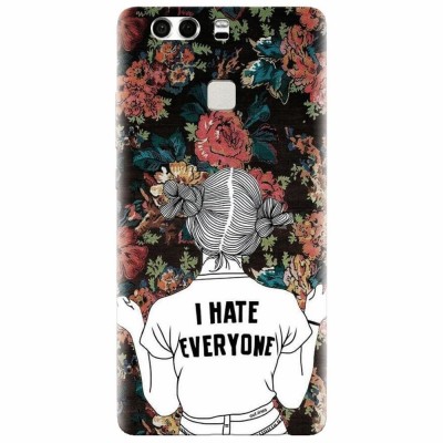 Husa silicon pentru Huawei P9 Plus, I Hate Everyone foto