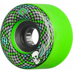 Set 4 roti Longboard Powell Peralta Snakes 69mm green foto