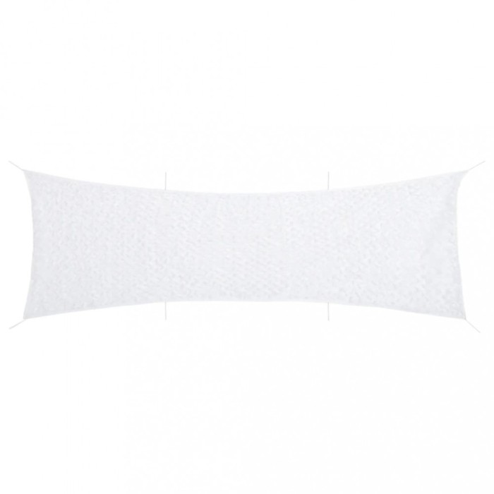vidaXL Plasă de camuflaj cu geantă de depozitare, alb, 613x138 cm 4008272