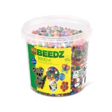Set creativ pentru copii, margele de calcat culori mixte Beedz, 9000 bucati