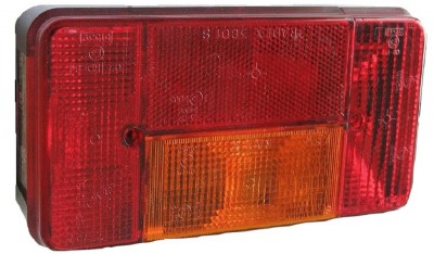 Lampa auto BestAutoVest pentru remorca cu lampa numar, 12V, 194 x 104 x 60 mm, montare doua gauri M5, 1 buc. foto