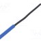 Conector banană 4mm soclu 32A 1kVDC albastru nichelat SCH&Uuml;TZINGER 130mm