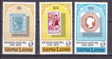 Sierra leone 1979 centenar Rowland Hill MI 586-588 MNH