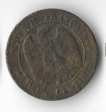Moneda 2 centimes 1862 BB - Franta
